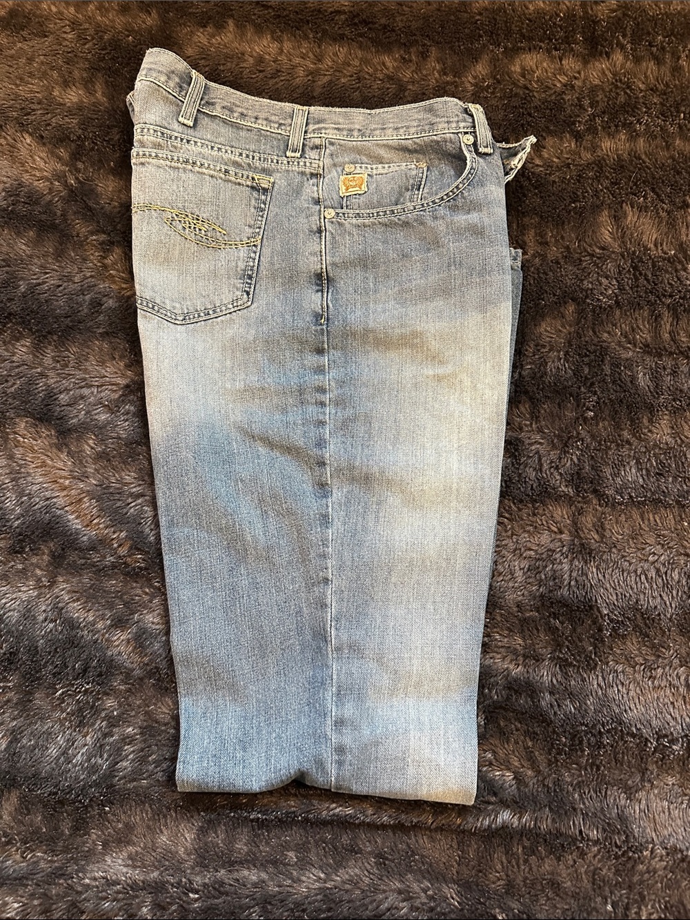 Cinch Men's Light Blue Straight Jeans